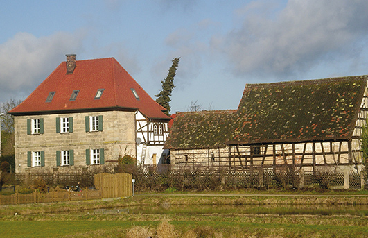 Altes Forsthaus von der Südseite, Foto:Strunz